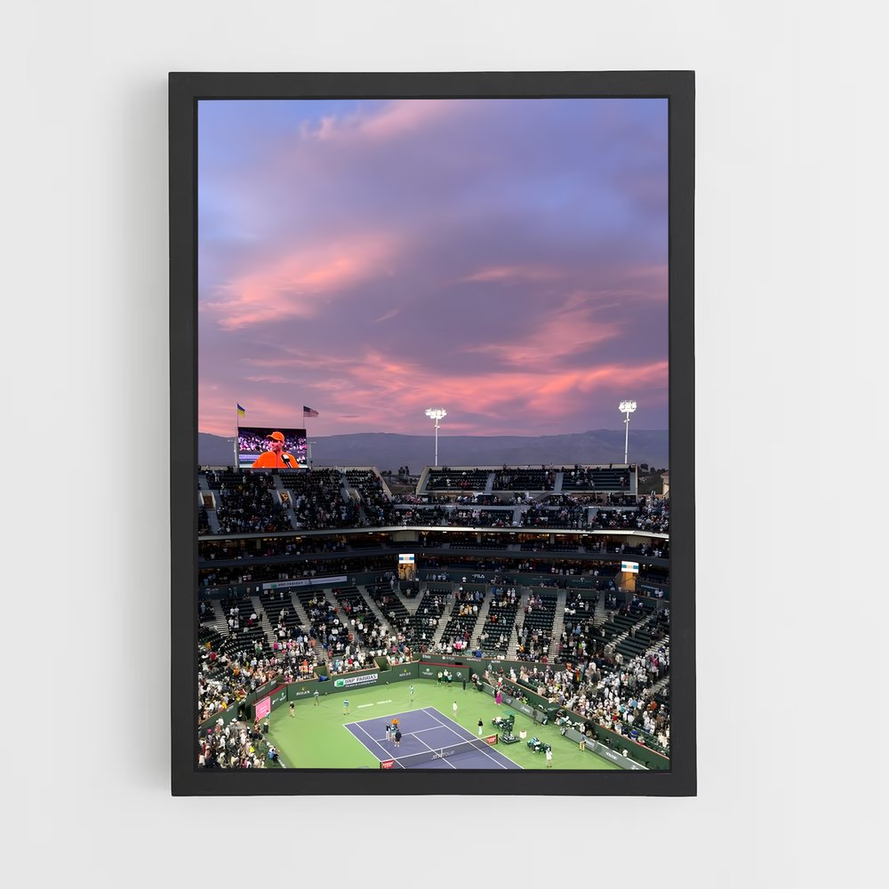 Poster Match au Sommet – affiche Tennis (vue 2)
